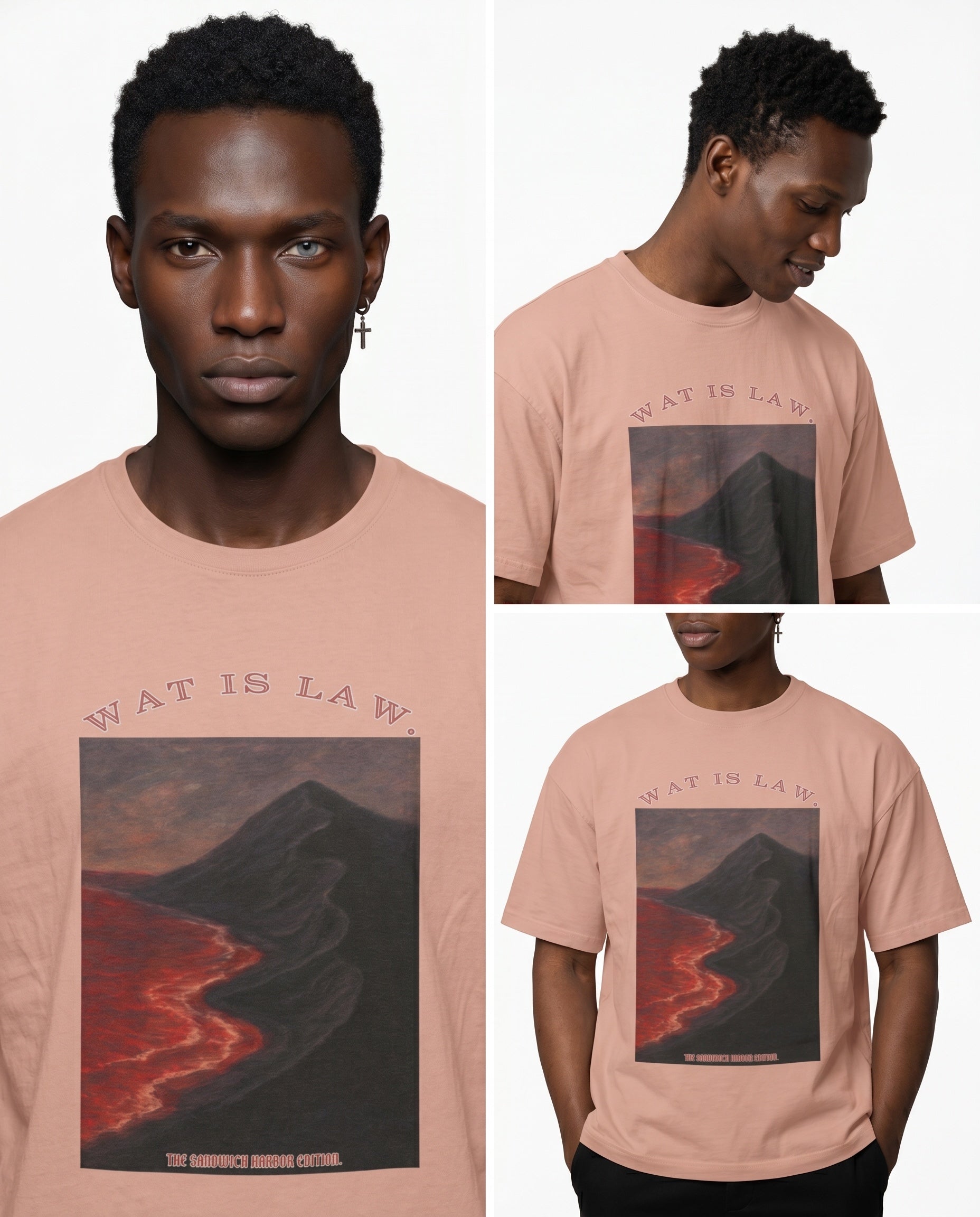 Sandwich Harbor CrewNeck — Pink