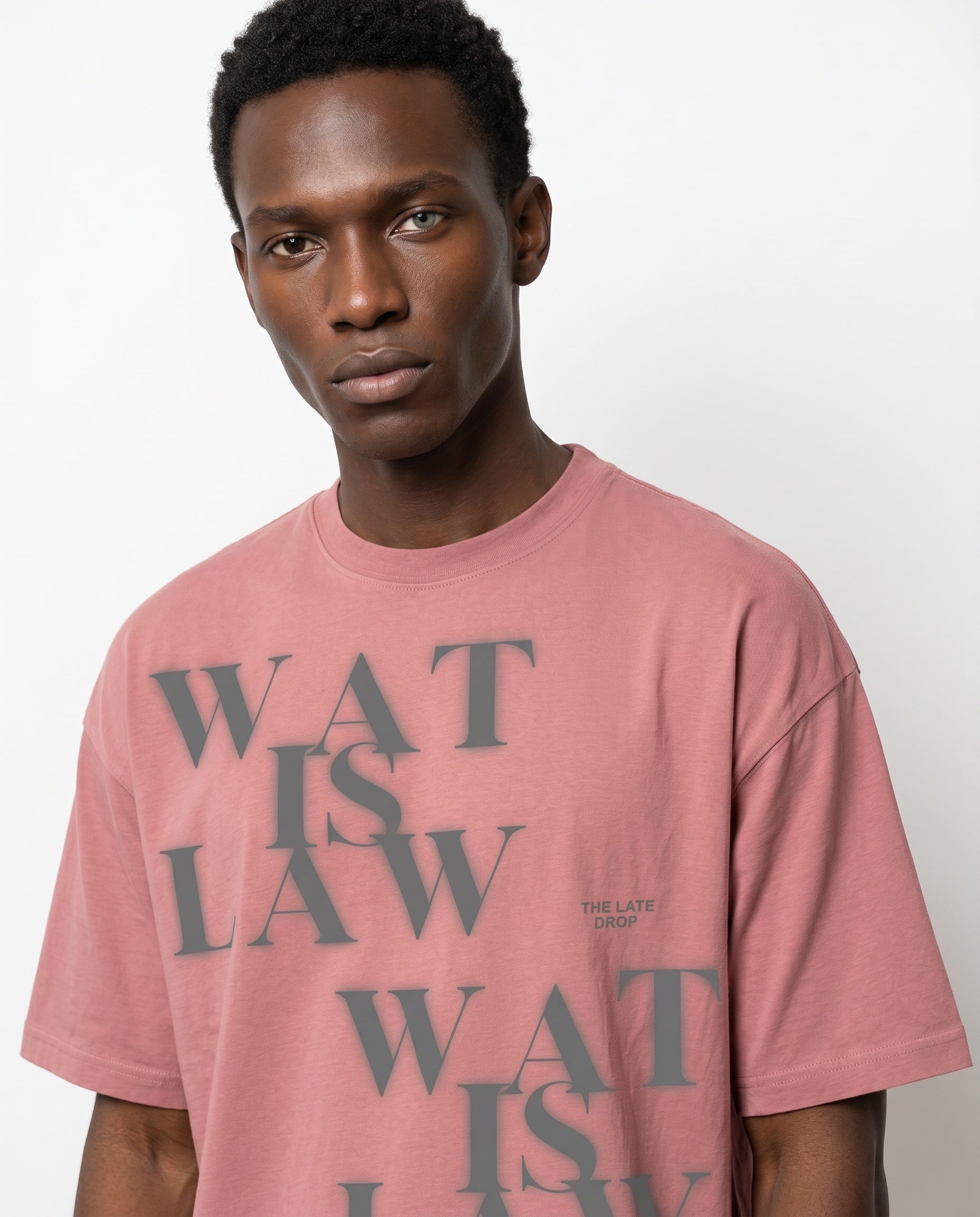 WAT IS LAW CrewNeck — Pink